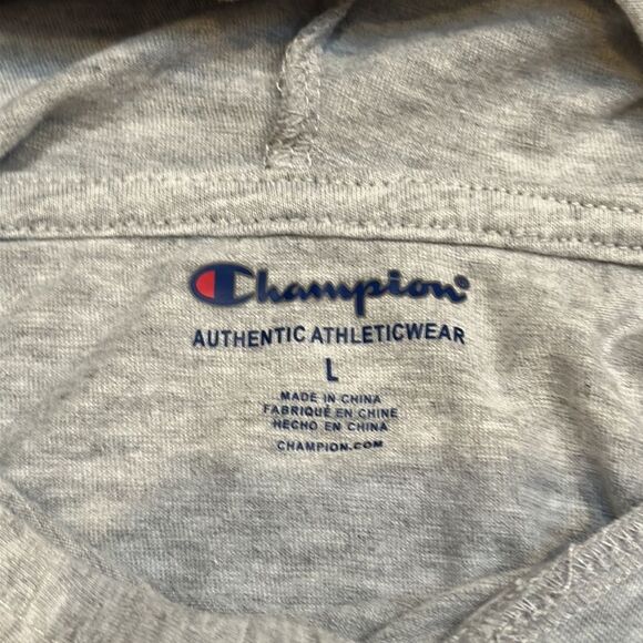 NWOT Champion boys gray knit hoodie – size L - Picture 6 of 7